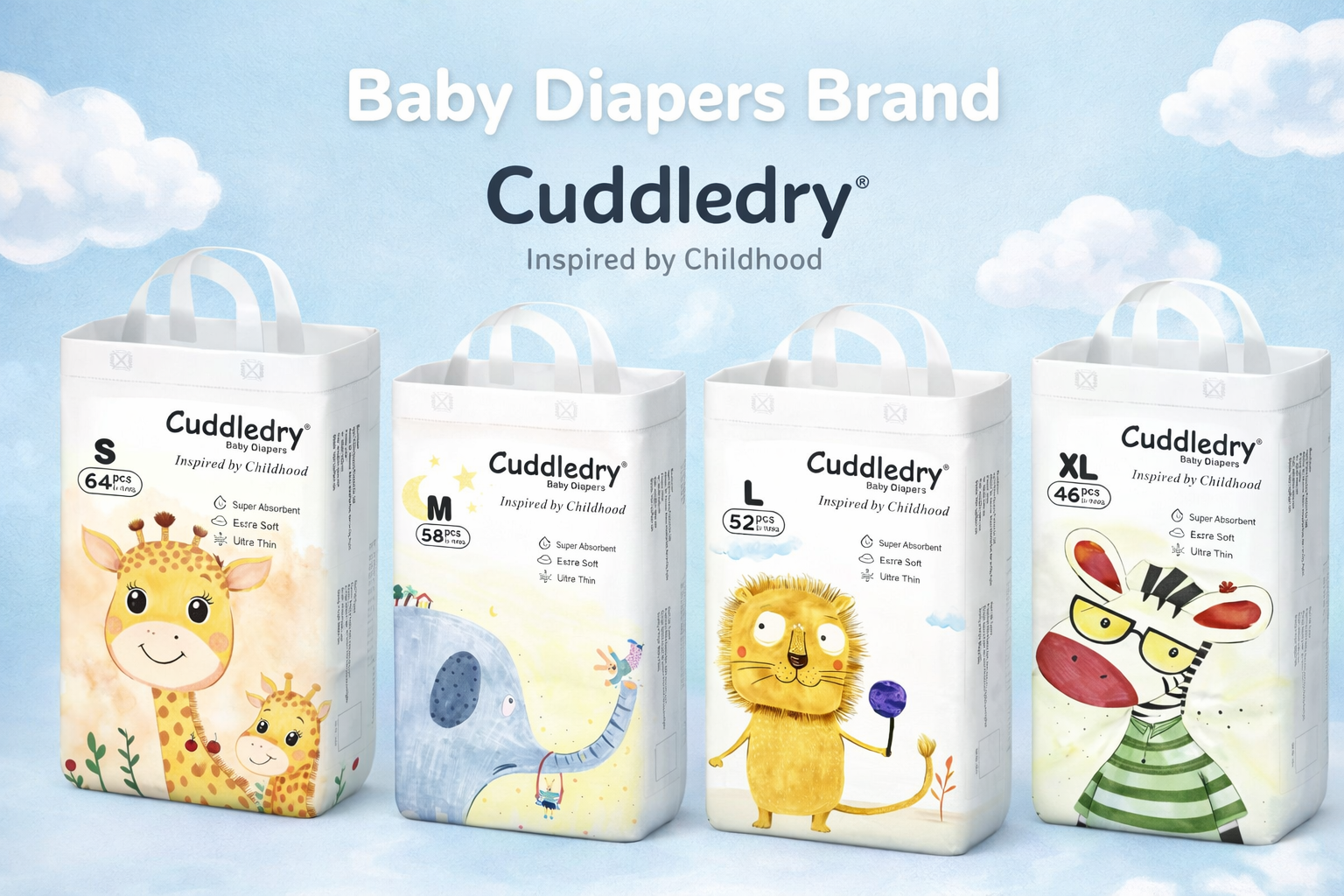 Cuddledry Pull-Up Pants - easy on easy off, 360 elastic waist, active toddler training pants