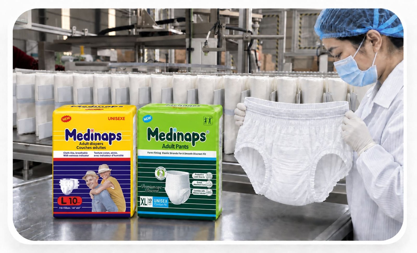 Cuddledry diaper factory with 18+ years of manufacturing excellence