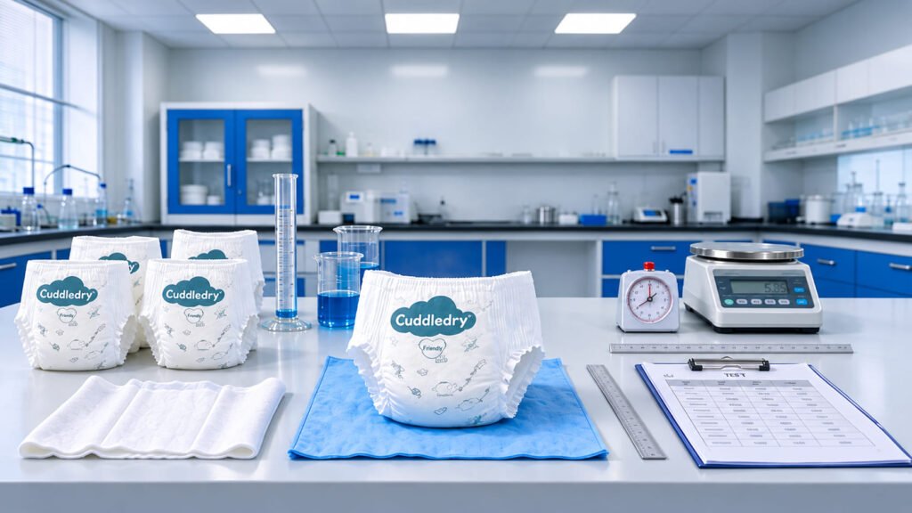 private label baby diaper quality testing