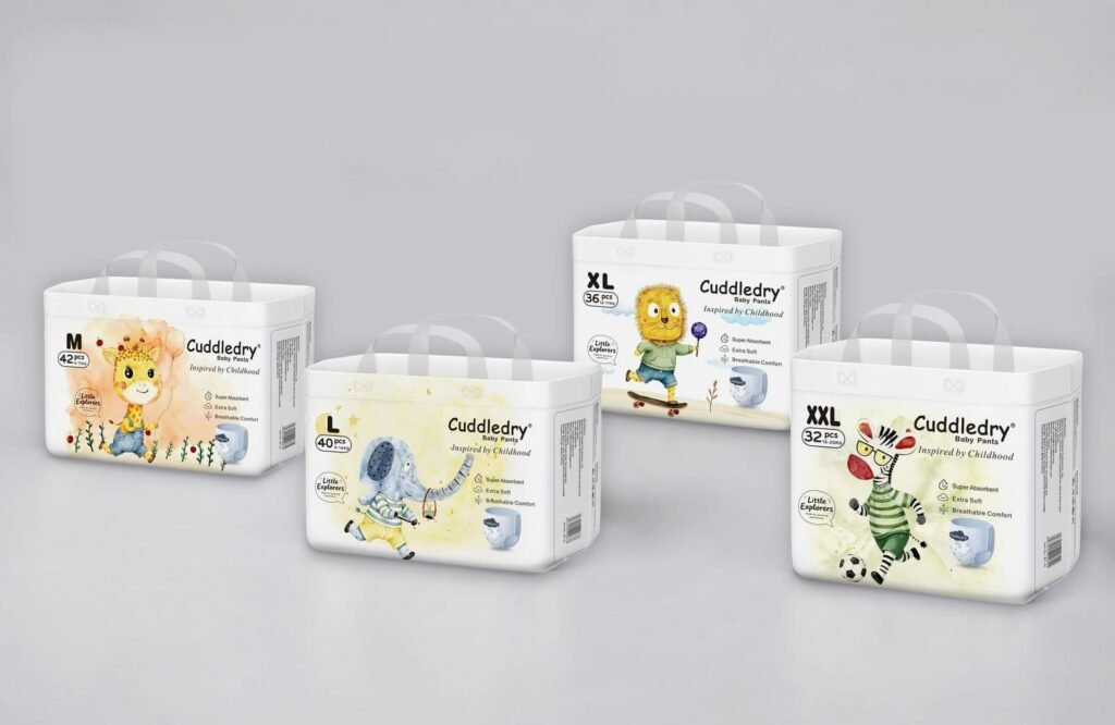 Cuddledry private label baby diapers